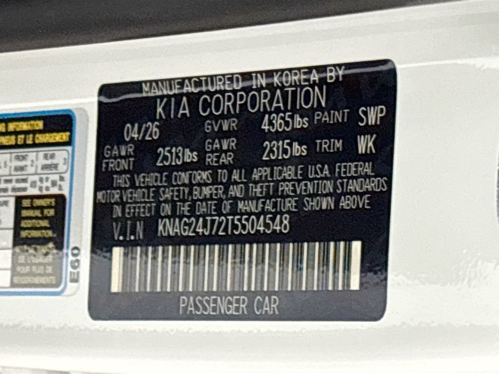 New 2026 Kia K5 LXS FWD image 24