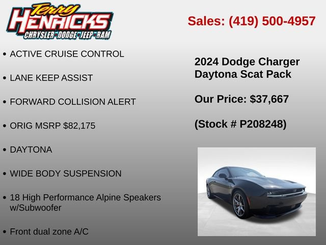 Used 2024 Dodge Charger Daytona Scat Pack w/ Plus Group AWD/4WD image 37