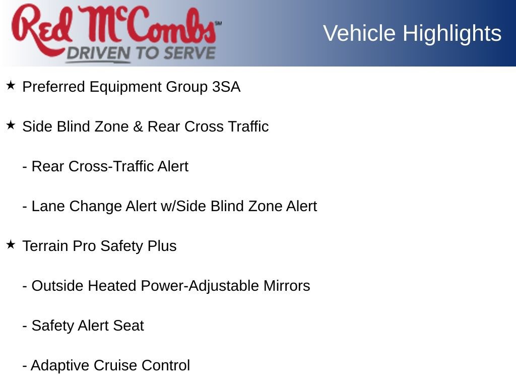 Used 2023 GMC Terrain SLE w/ Driver Convenience Package FWD image 3