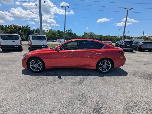 Used 2023 INFINITI Q50 Luxe w/ Cargo Package RWD image 8