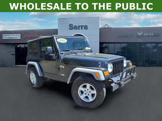 Used 2005 Jeep Wrangler X w/ Tire & Wheel Group (Ecco) AWD/4WD image 1