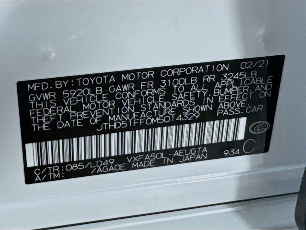 Used 2021 Lexus LS 500 w/ Accessory Package (Z2) image 40