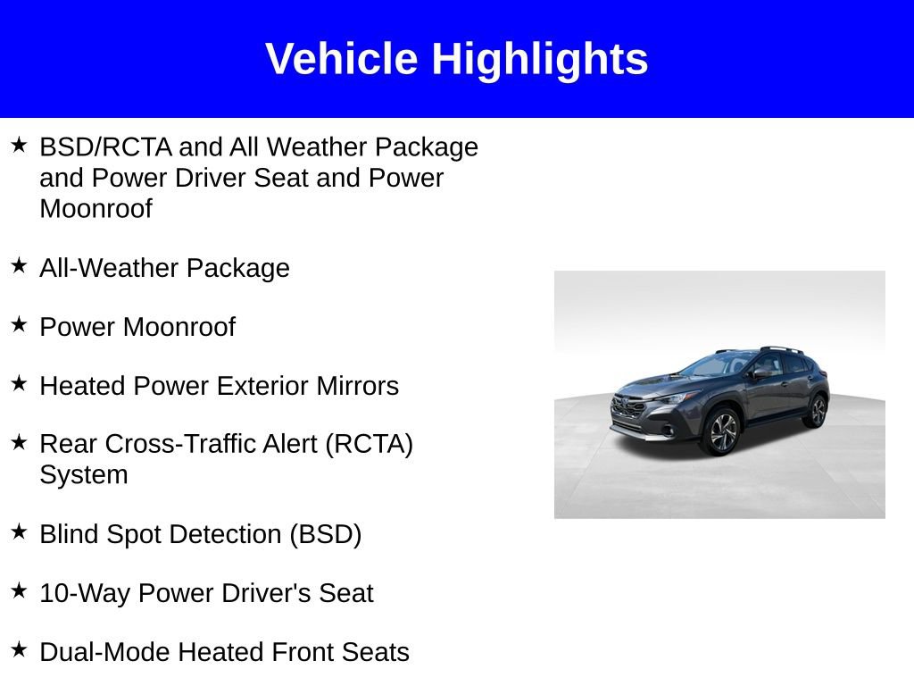 Certified 2026 Subaru Crosstrek 2.5i Premium AWD/4WD image 2