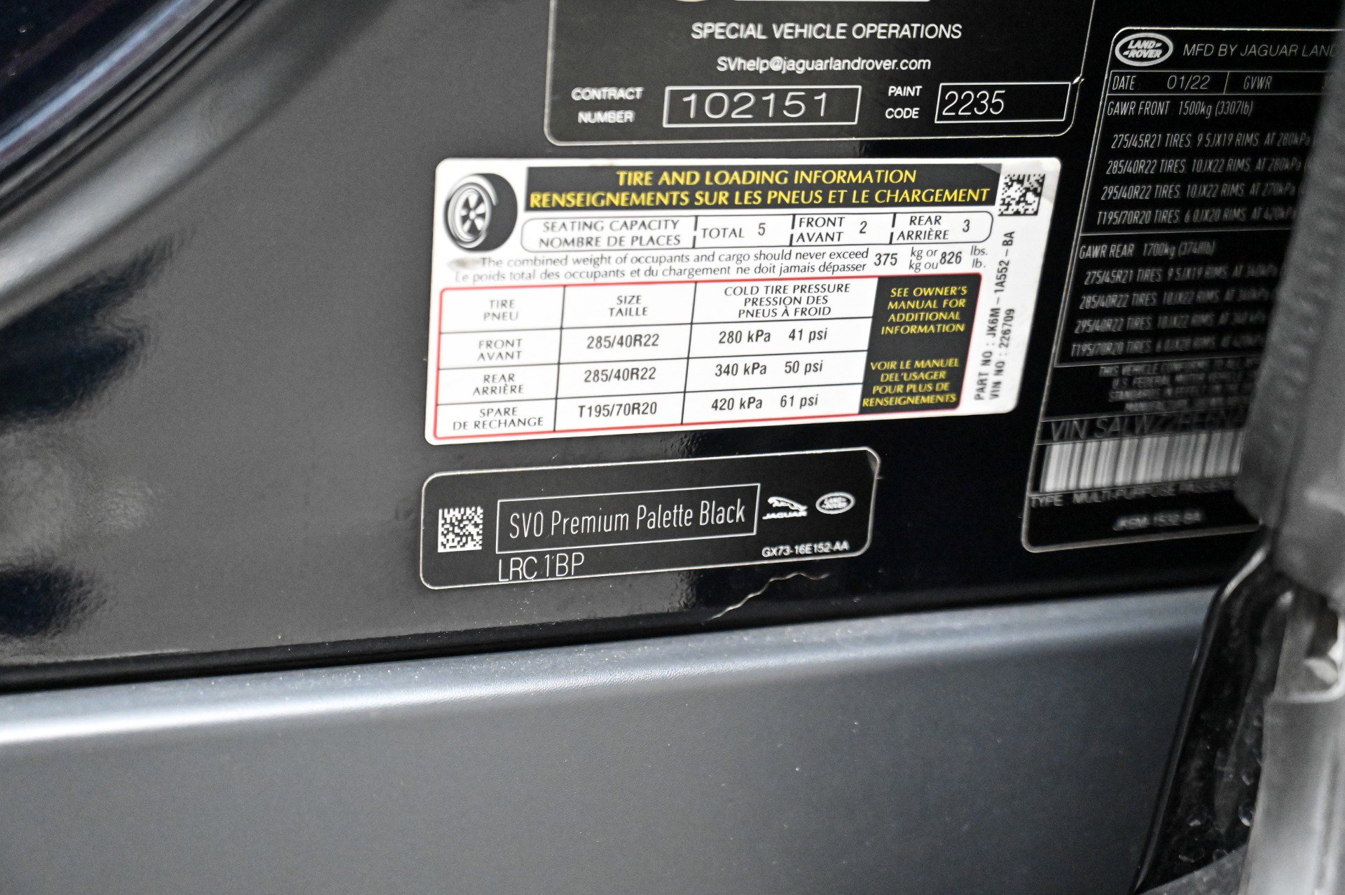 Used 2022 Land Rover Range Rover Sport SVR Carbon Edition image 70