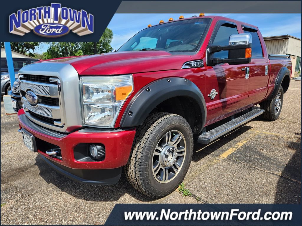 Used 2015 Ford F350 Platinum w/ Snow Plow Prep Package AWD/4WD video 1