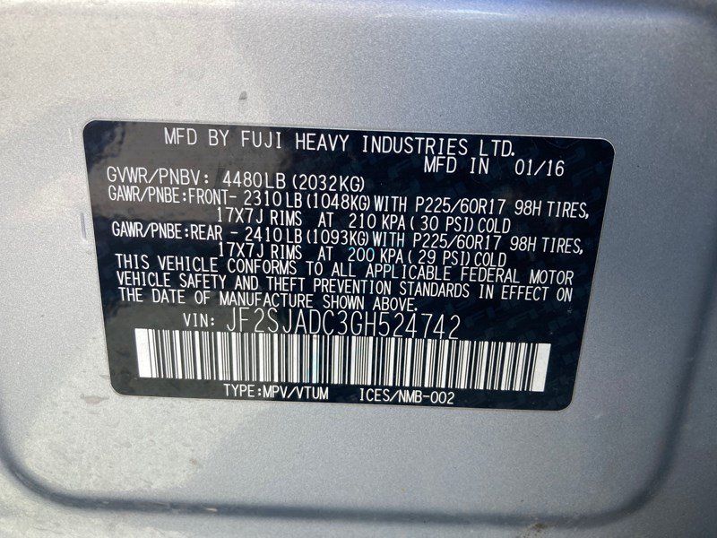 Used 2016 Subaru Forester 2.5i Premium w/ All-Weather Package AWD/4WD image 21