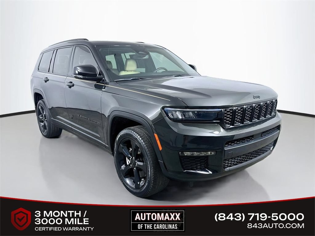 Used 2023 Jeep Grand Cherokee L Limited w/ Black Appearance Package AWD/4WD image 1