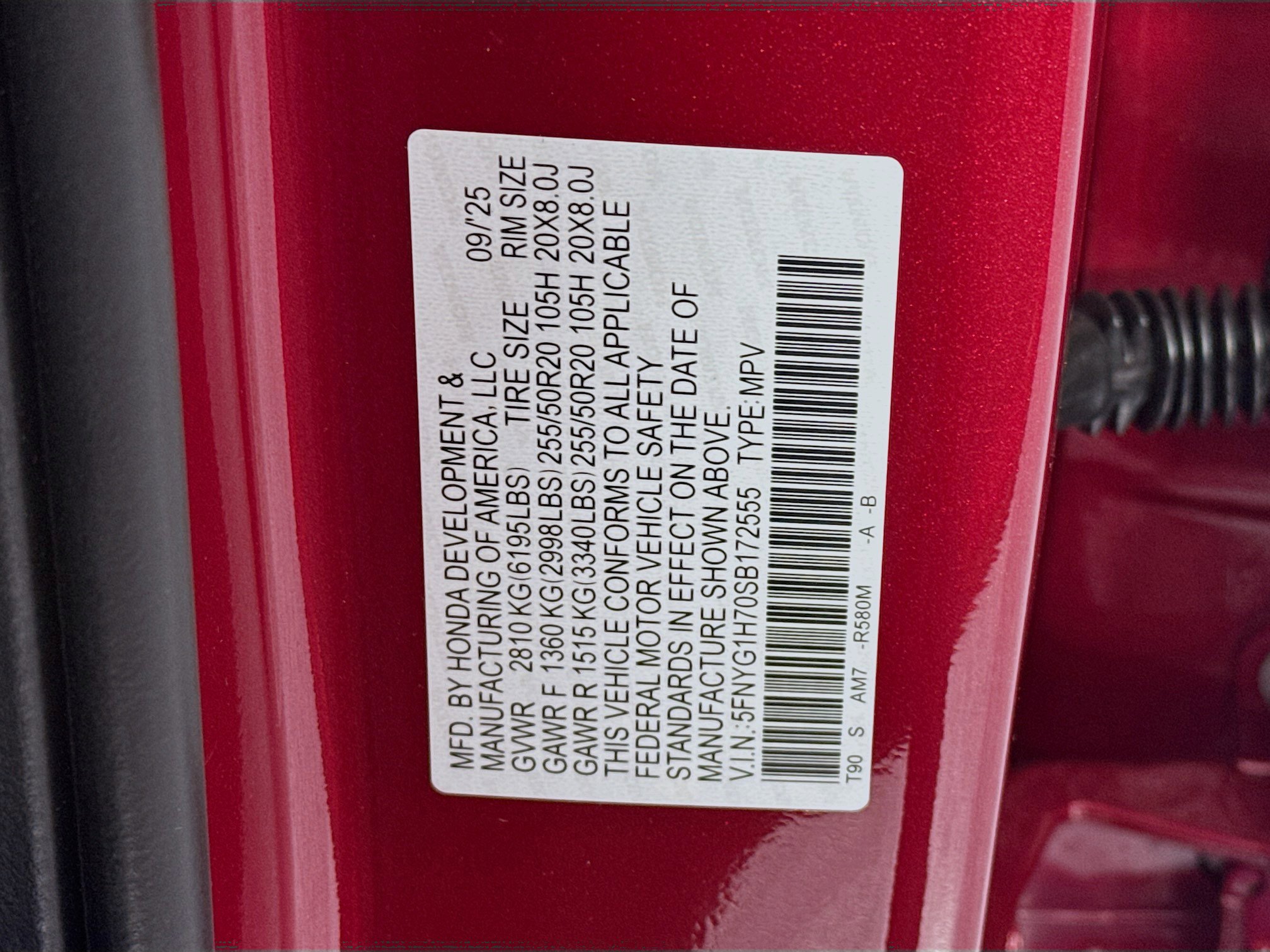 New 2025 Honda Pilot Touring image 34