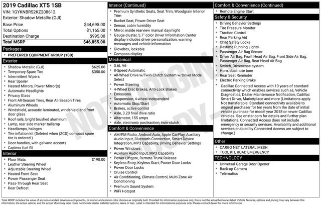 Used 2019 Cadillac XT5 AWD video 2