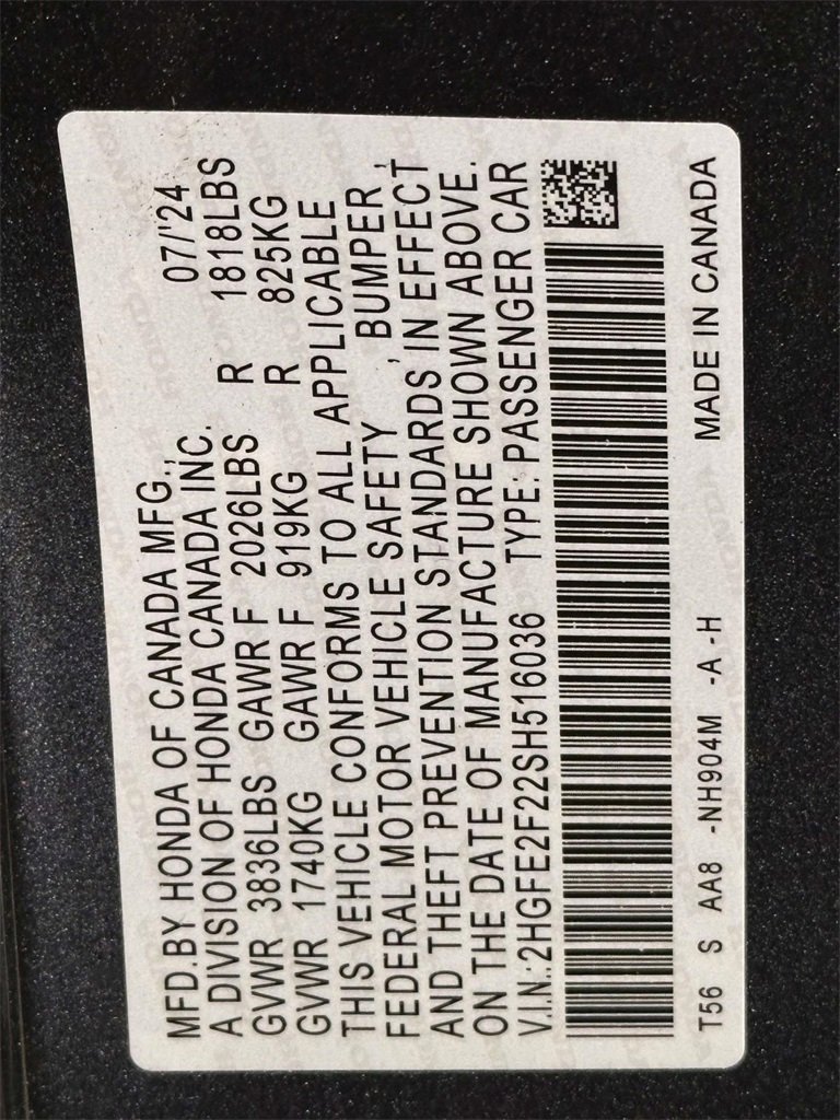 Used 2025 Honda Civic LX image 30