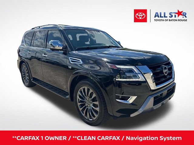 Used 2022 Nissan Armada Platinum w/ Captain's Chairs Package