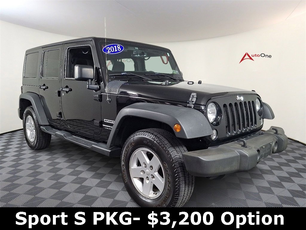 Used 2018 Jeep Wrangler Unlimited Sport S