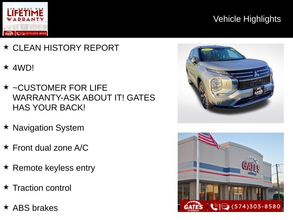 Used 2025 Mitsubishi Outlander SE AWD/4WD image 7