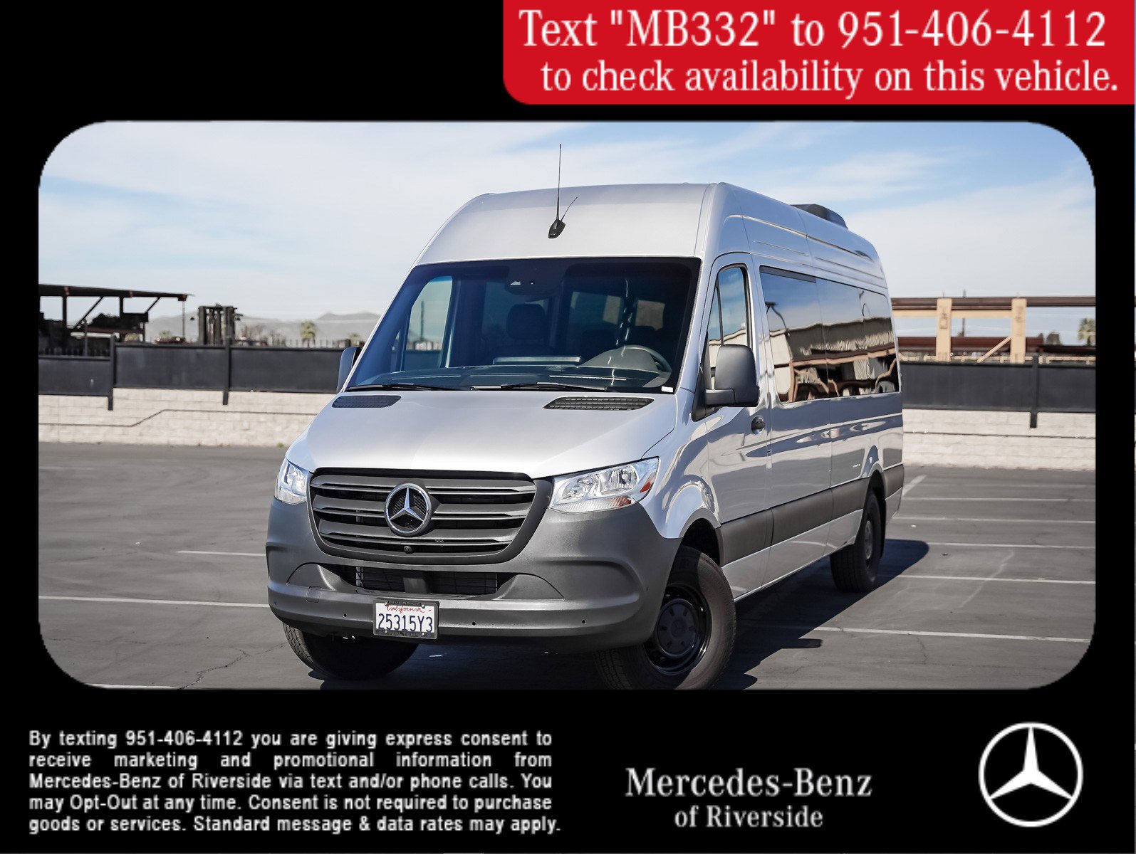 Used 2024 Mercedes-Benz Sprinter 2500 image 1