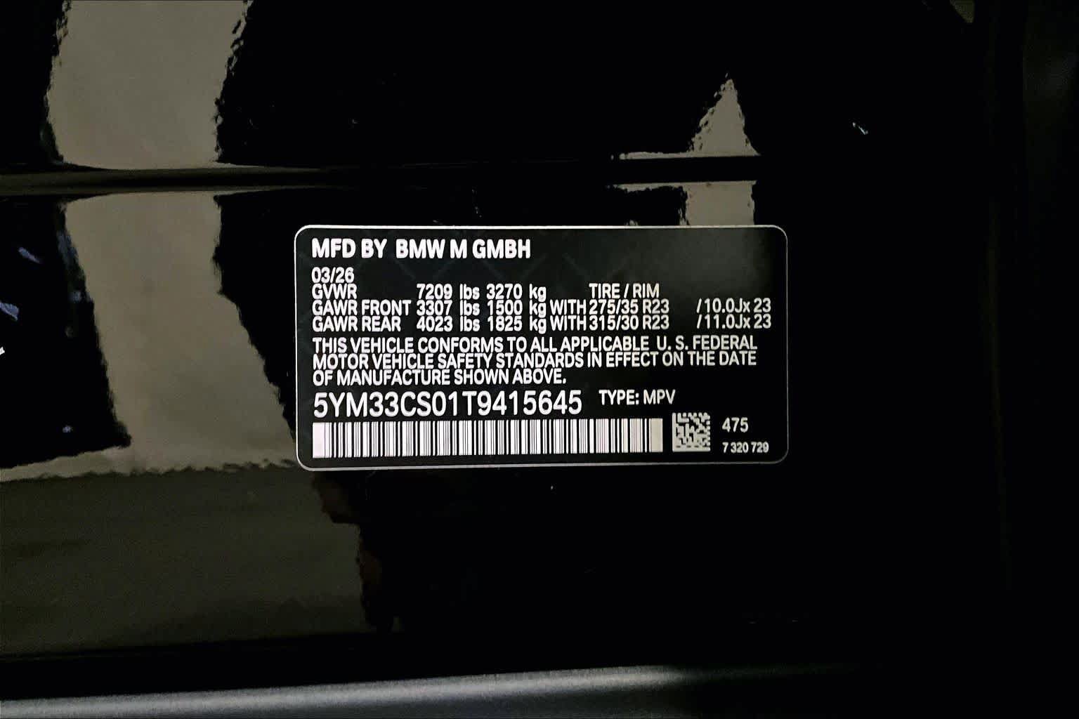 New 2026 BMW XM Label Red AWD/4WD image 12