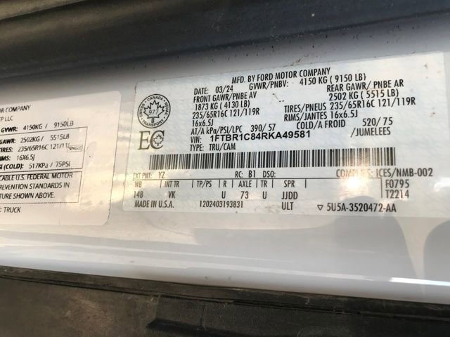 Used 2024 Ford Transit 250 148 Medium Roof w/ Load Area Protection Package image 20