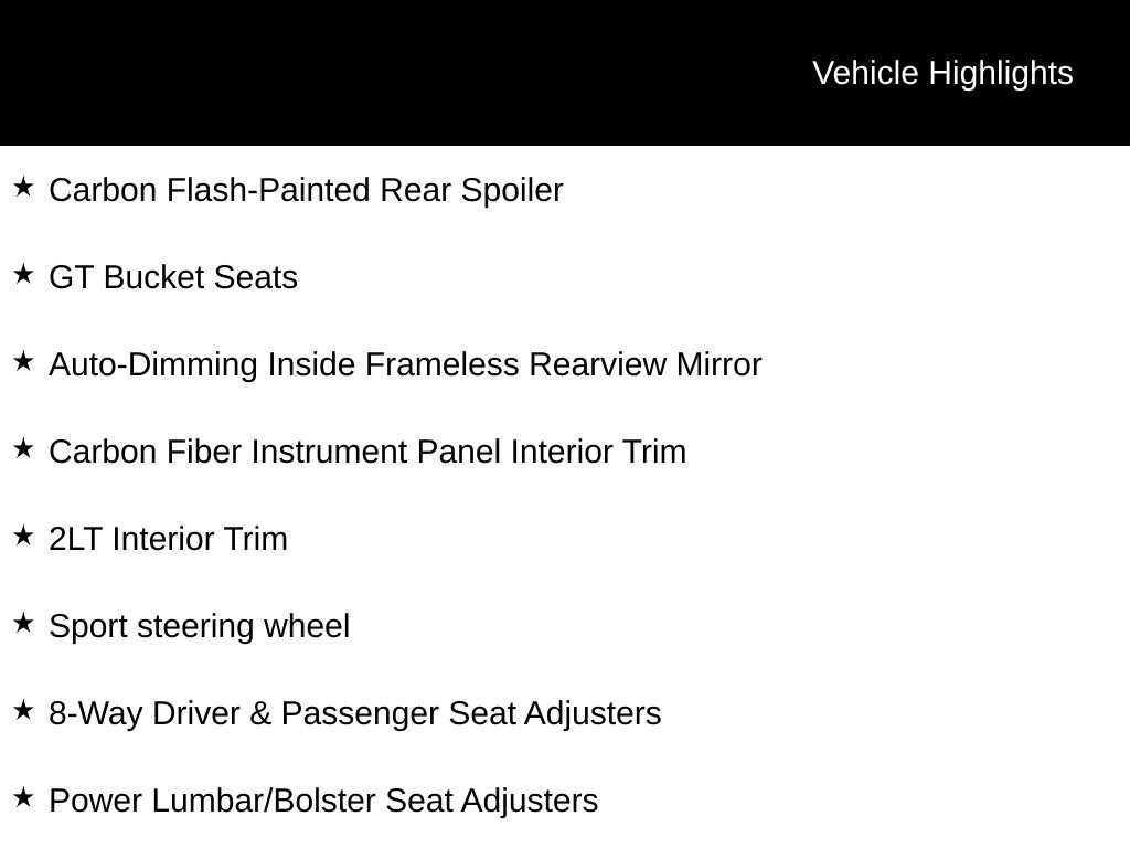 Used 2015 Chevrolet Corvette Stingray Coupe w/ 2LT Preferred Equipment Group RWD image 7