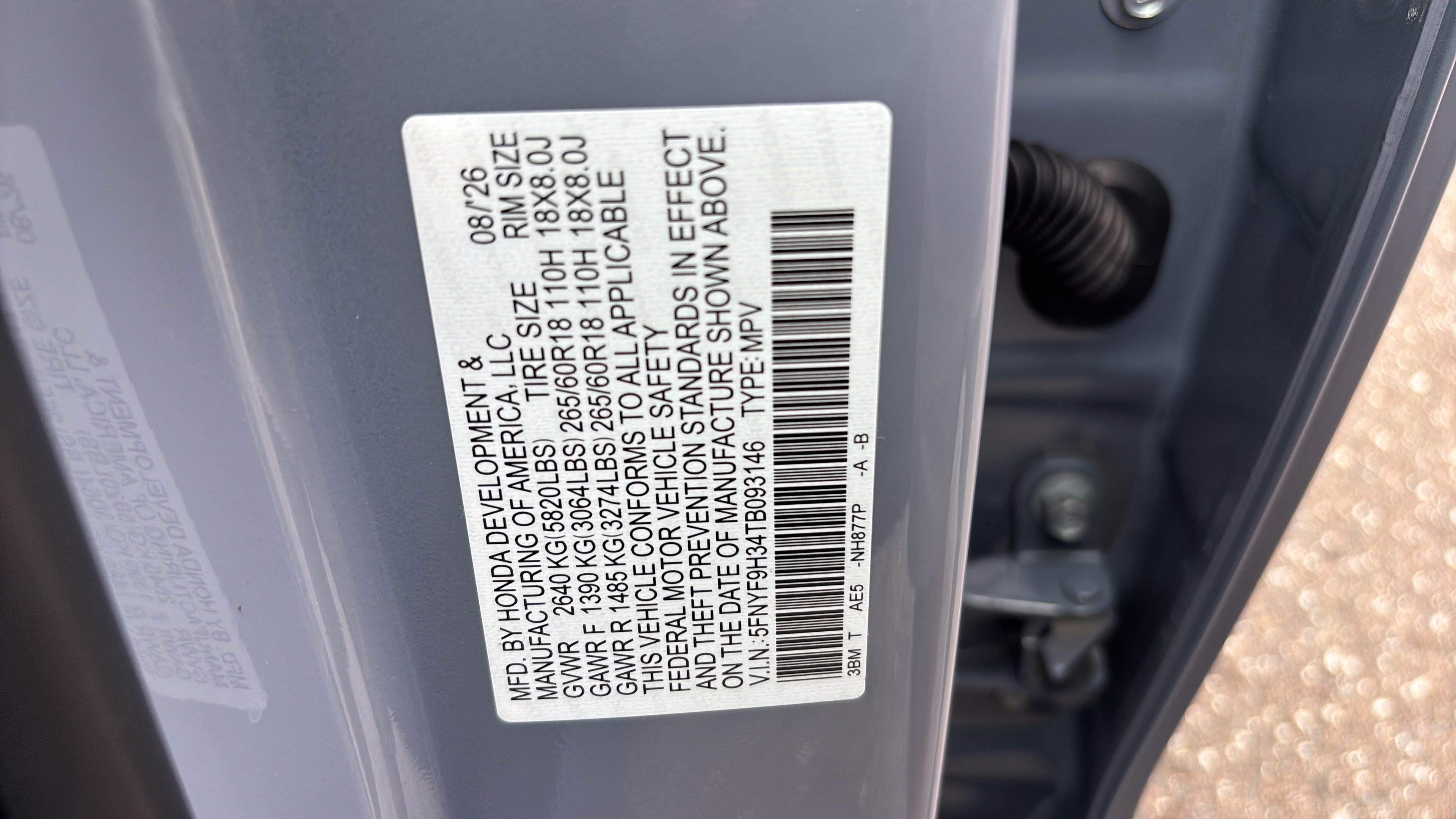 New 2026 Honda Passport RTL image 15