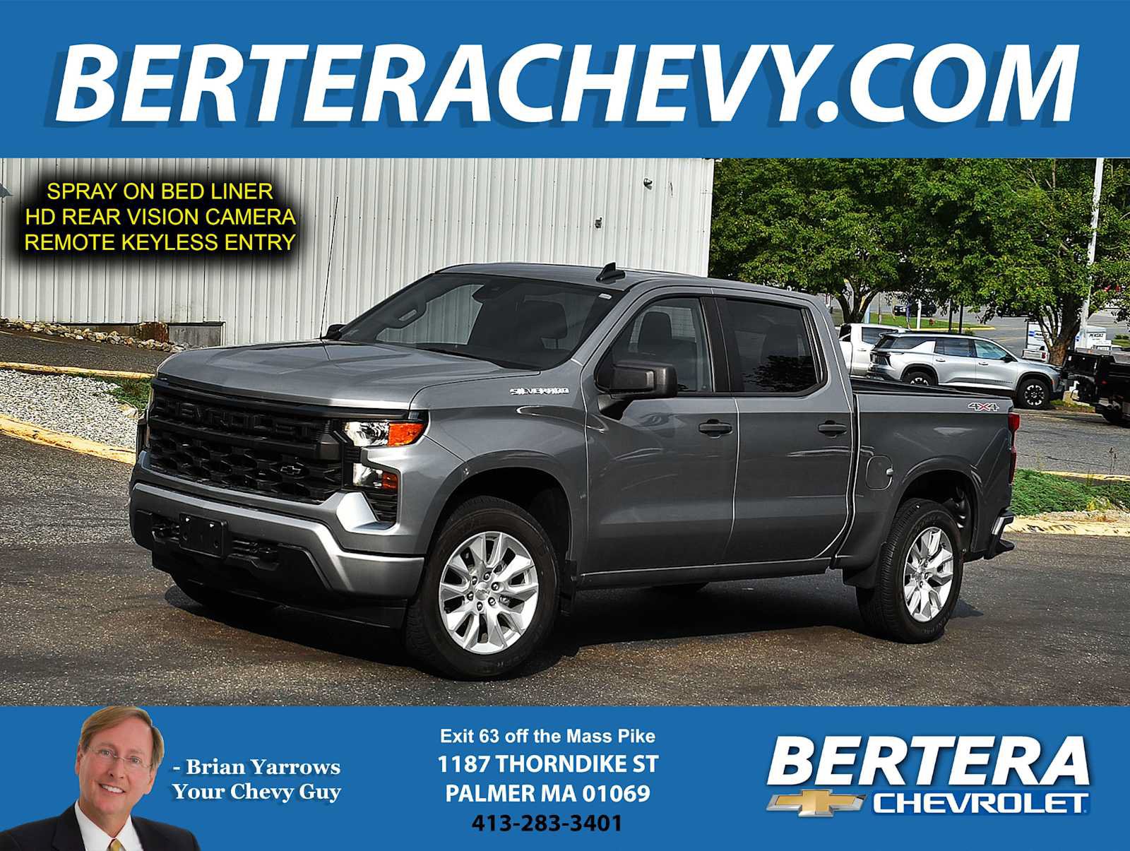 Used 2023 Chevrolet Silverado 1500 Custom AWD/4WD image 1