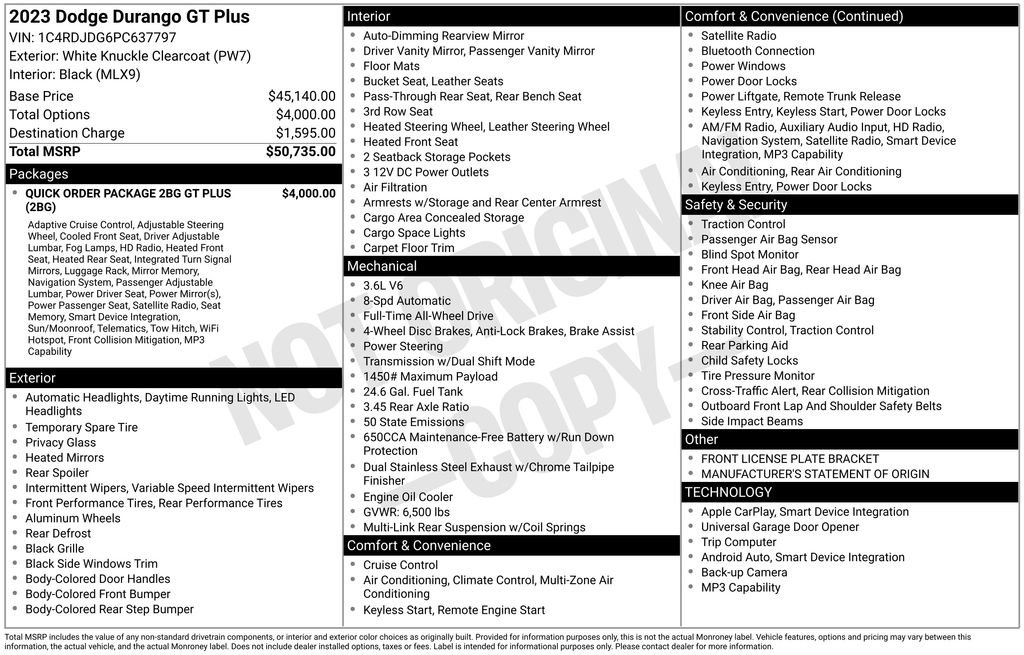 Used 2023 Dodge Durango GT image 39