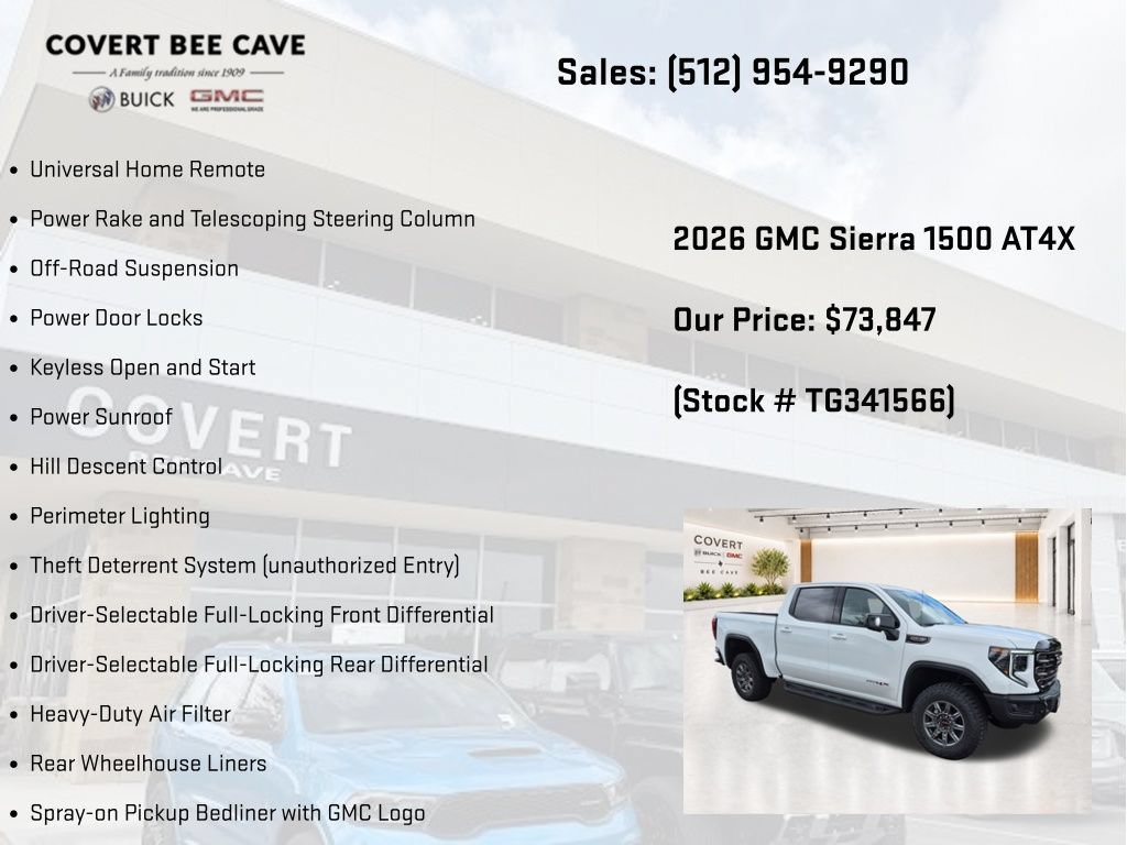 New 2026 GMC Sierra 1500 AT4X AWD/4WD image 37