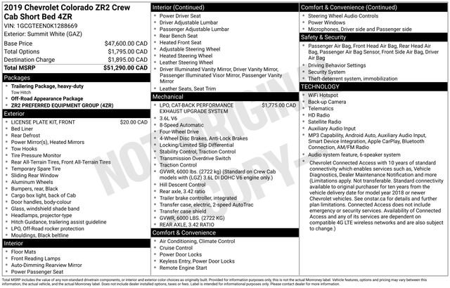 Used 2019 Chevrolet Colorado ZR2 AWD/4WD image 33