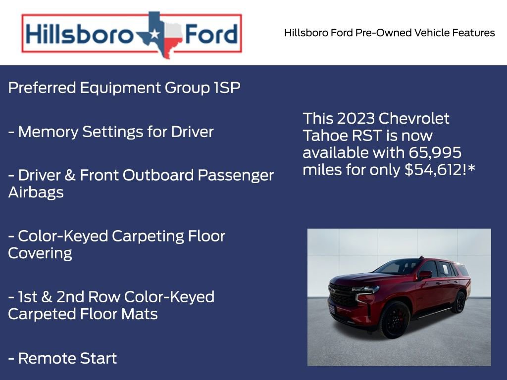 Used 2023 Chevrolet Tahoe RST w/ RST Performance Edition AWD/4WD image 3