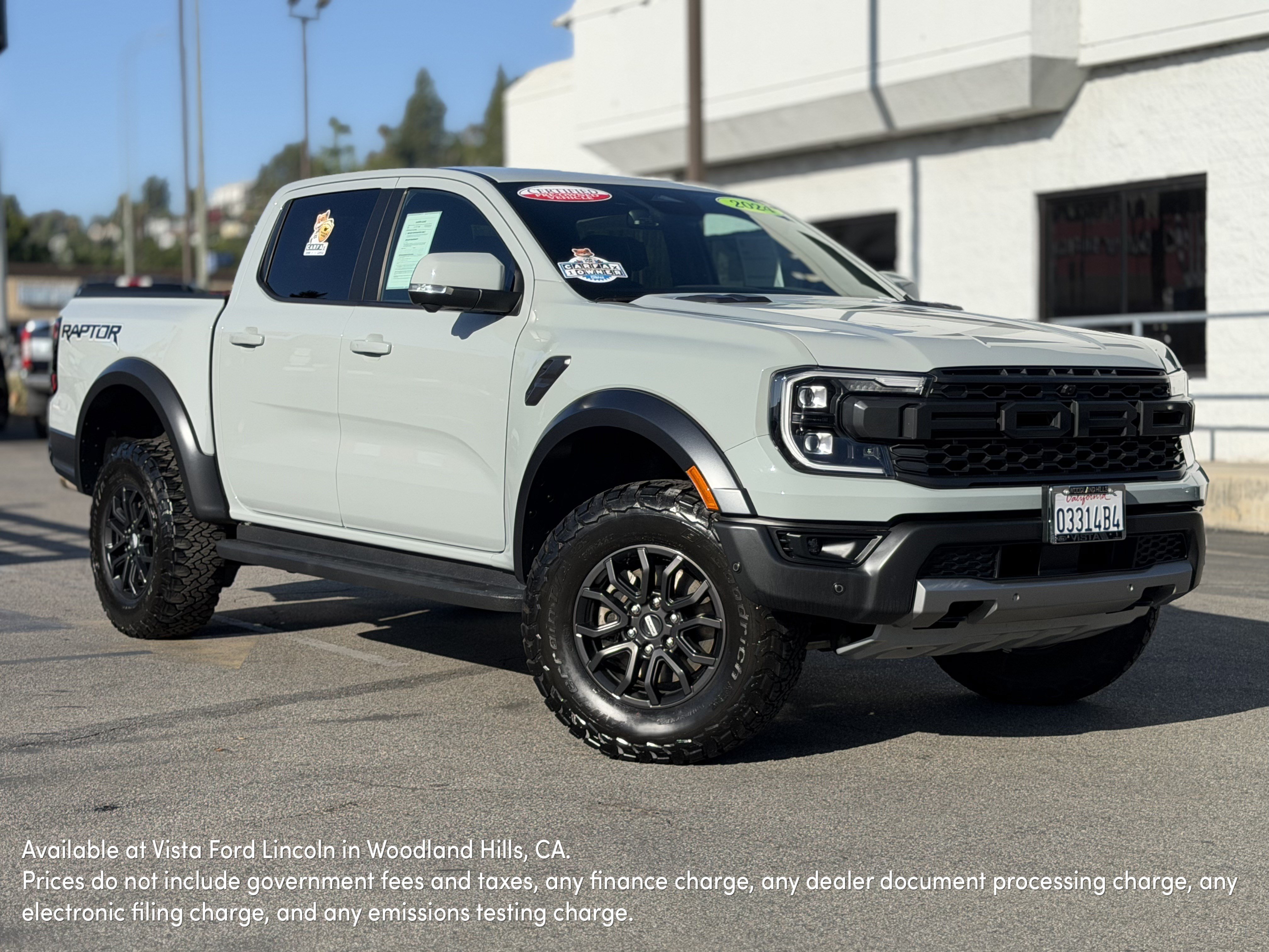 Certified 2024 Ford Ranger Raptor