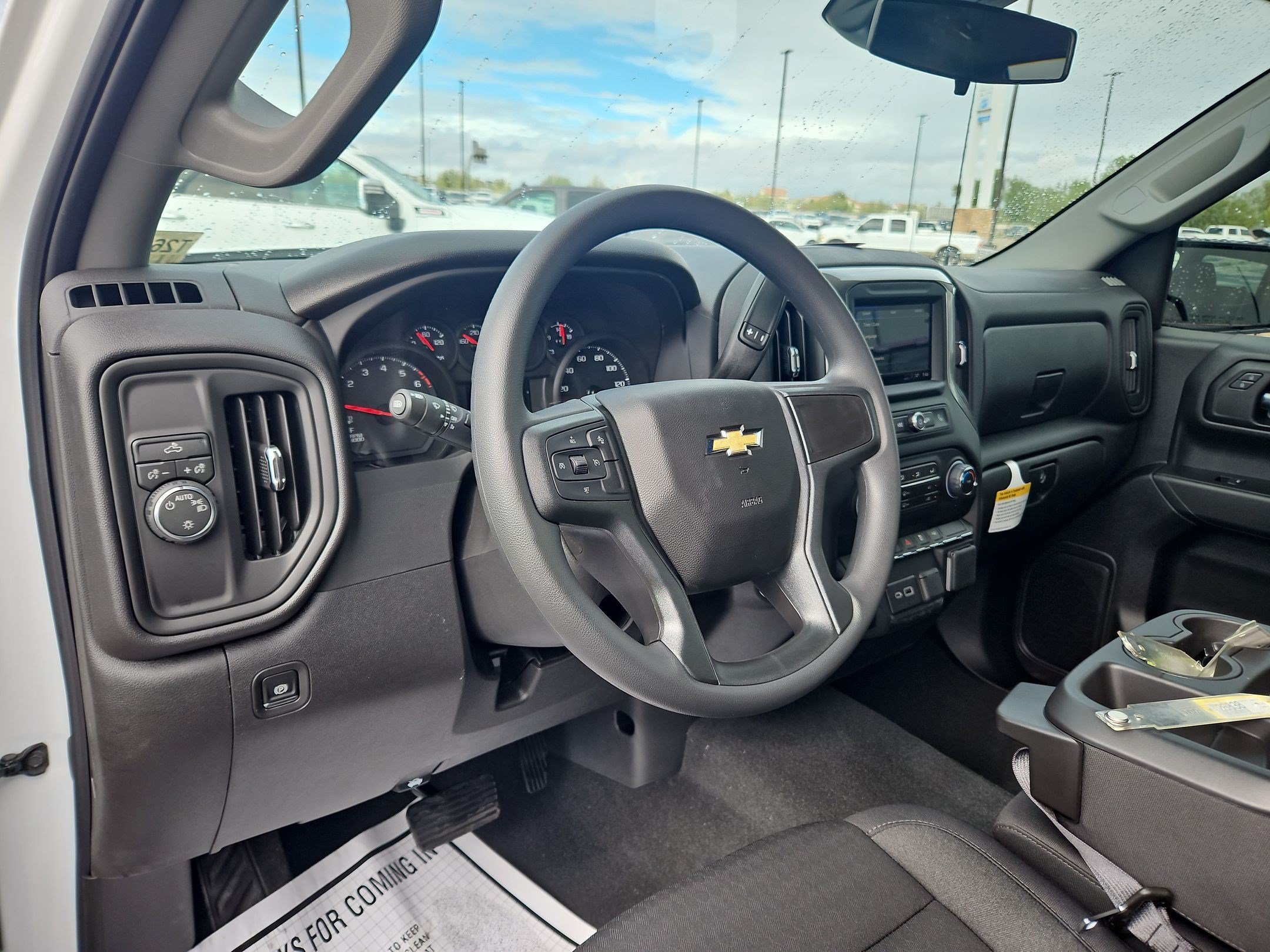 New 2026 Chevrolet Silverado 1500 Custom w/ Turbomax Blackout Package RWD image 2