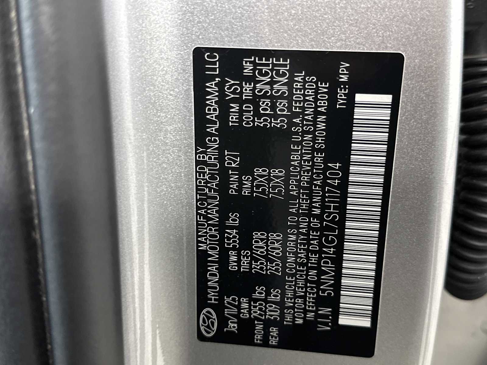 Certified 2025 Hyundai Santa Fe SE image 28