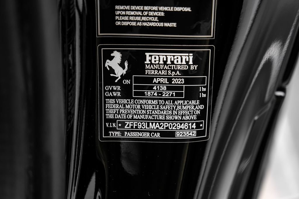 Used 2023 Ferrari F8 Tributo RWD image 70