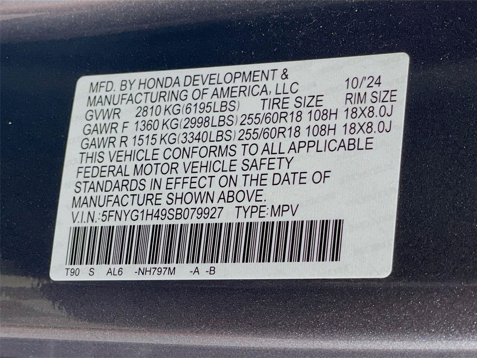 Certified 2025 Honda Pilot EX-L image 38