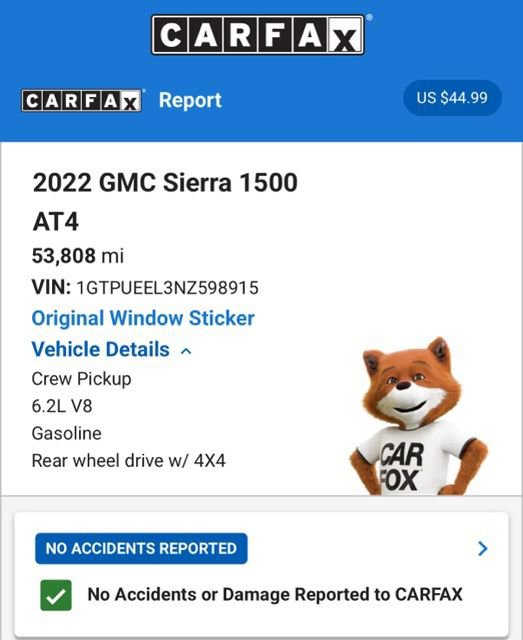 Used 2022 GMC Sierra 1500 AT4 w/ AT4 Premium Package image 4