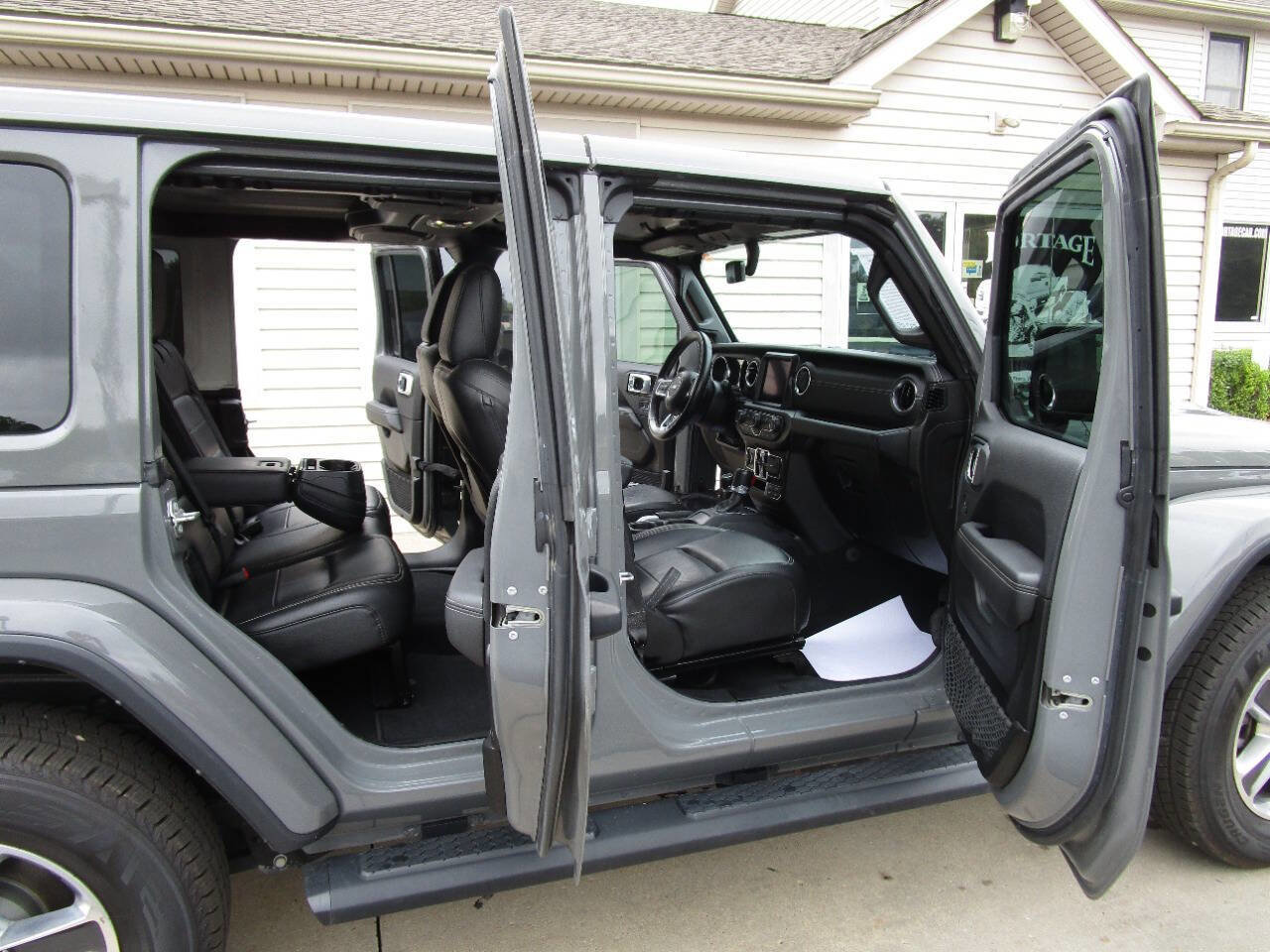 Used 2021 Jeep Wrangler Unlimited Sahara w/ Uconnect 4C Nav & Sound Group image 35