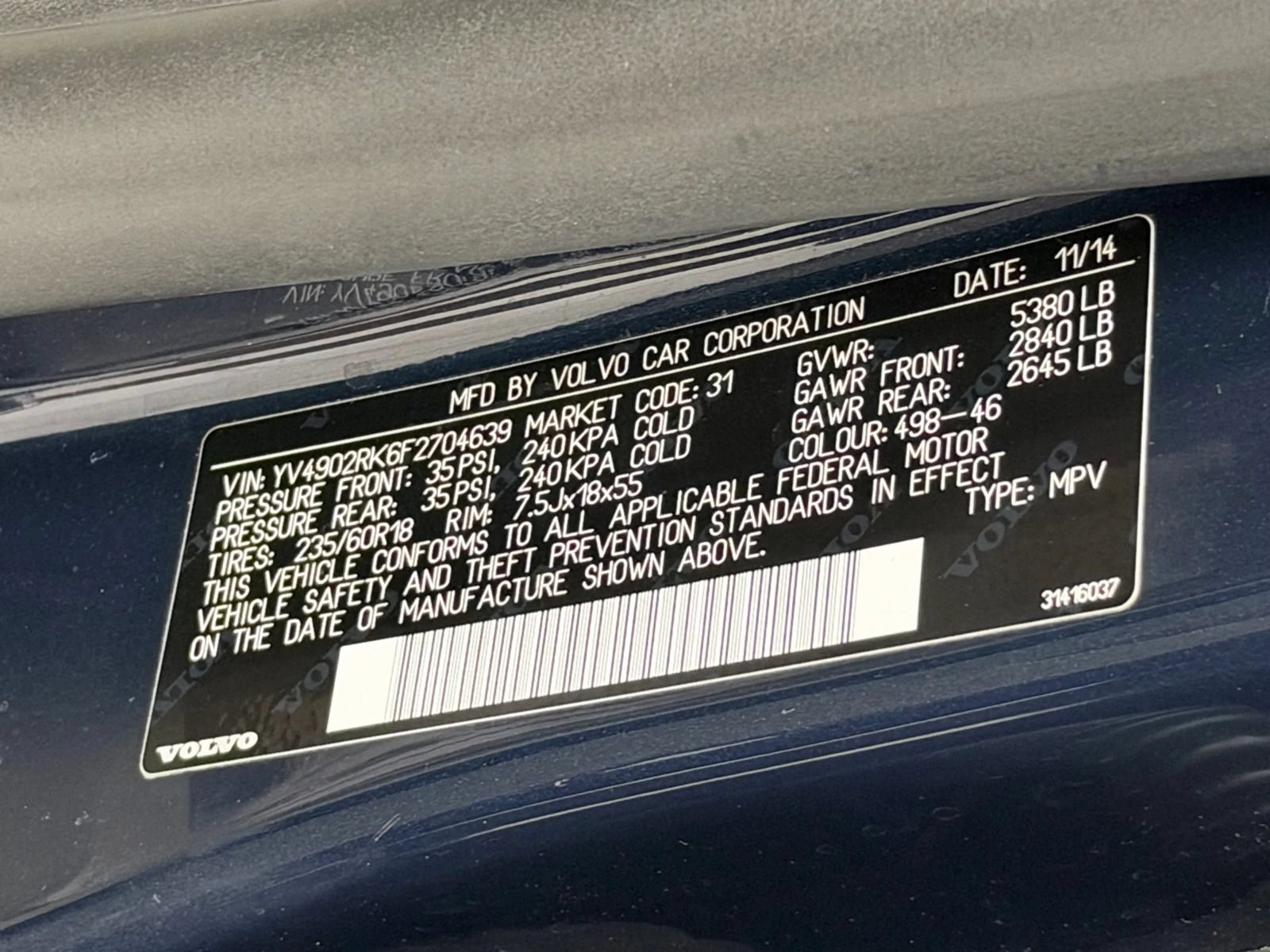 Used 2015 Volvo XC60 T6 AWD/4WD image 39