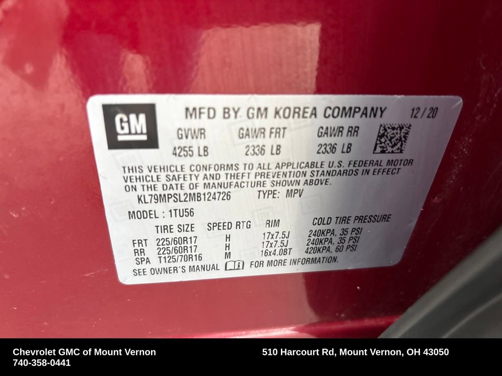 Used 2021 Chevrolet TrailBlazer LT w/ Premium Seating Package image 31