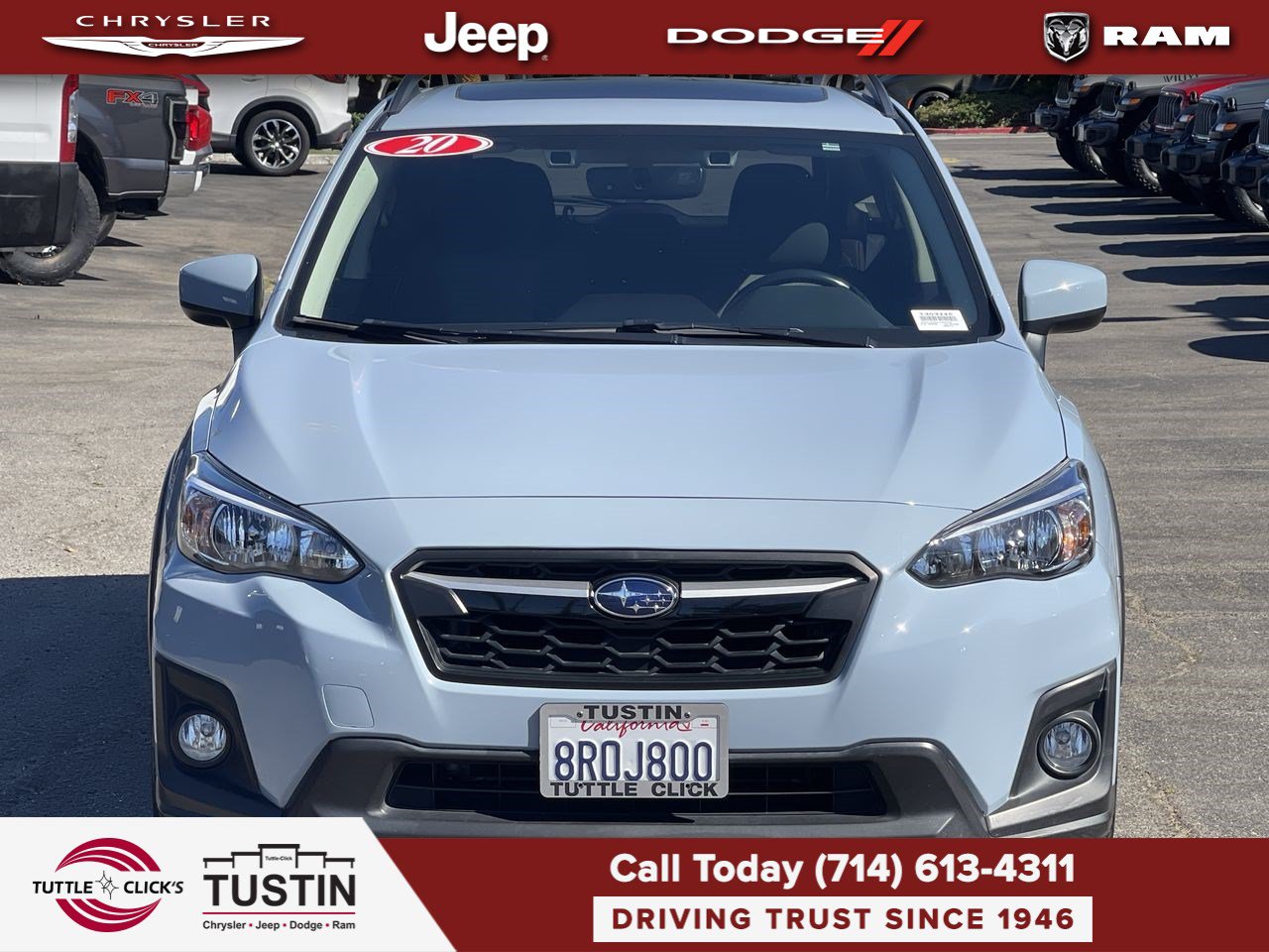 Used 2020 Subaru Crosstrek 2.0i Premium w/ Moonroof Package 1 AWD/4WD image 2