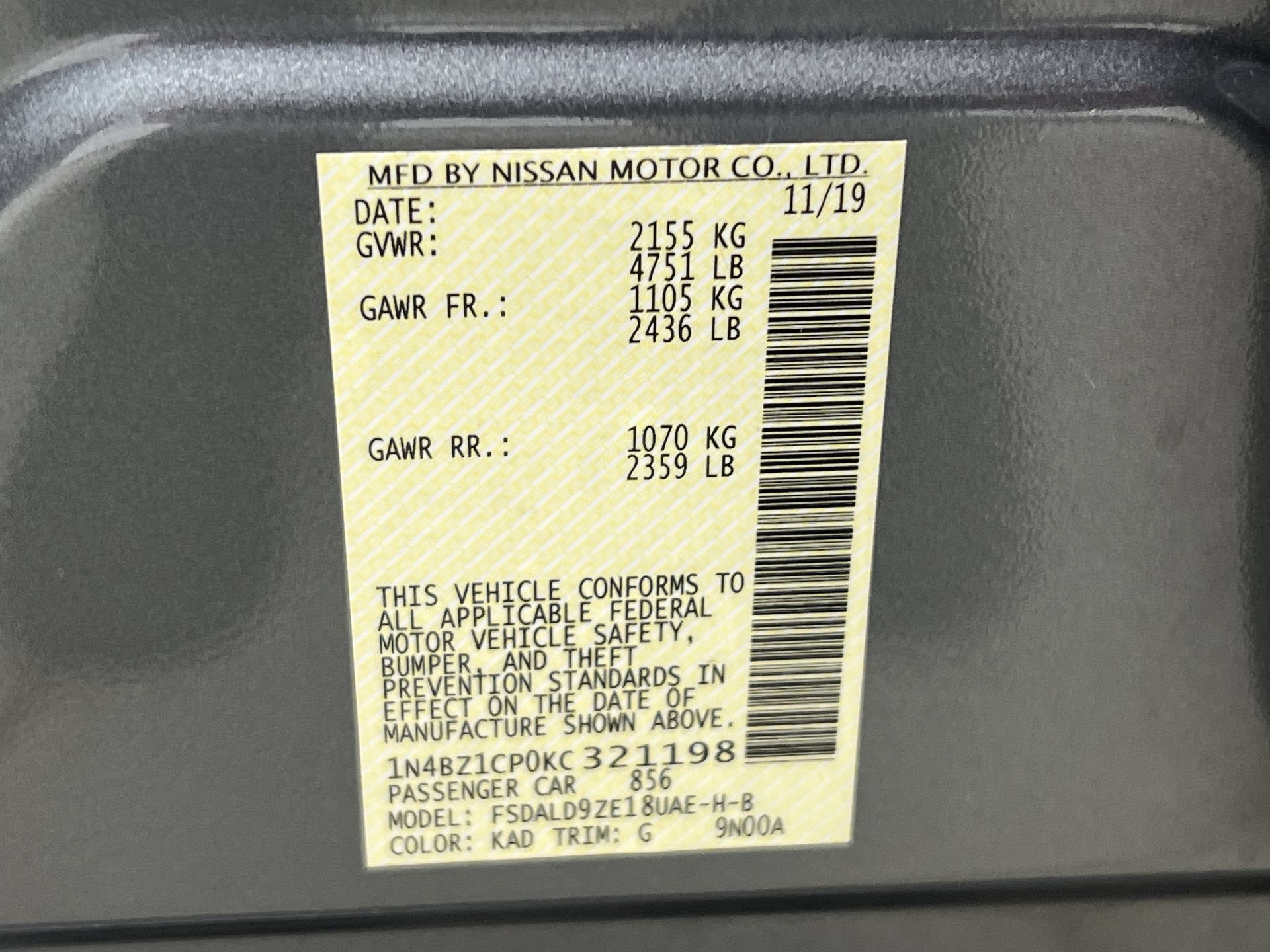 Used 2019 Nissan Leaf SV Plus w/ SV Plus Technology Package FWD image 21