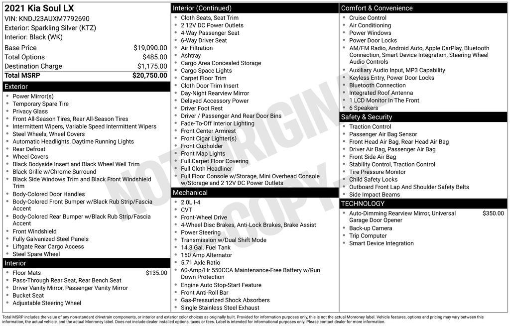 Used 2021 Kia Soul LX image 31