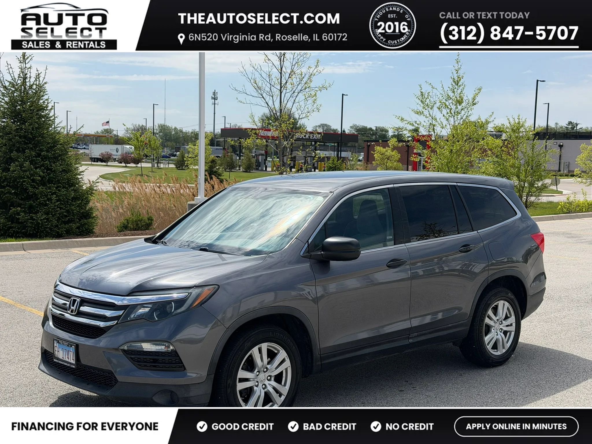 Used 2016 Honda Pilot LX