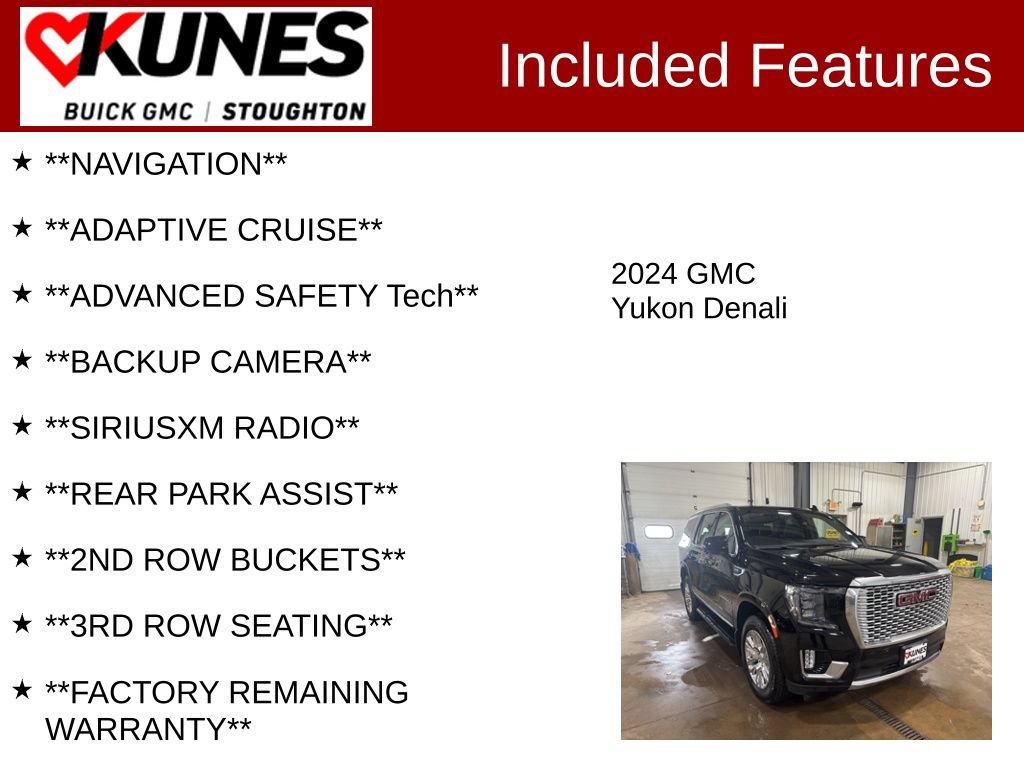 Used 2024 GMC Yukon Denali AWD/4WD image 2