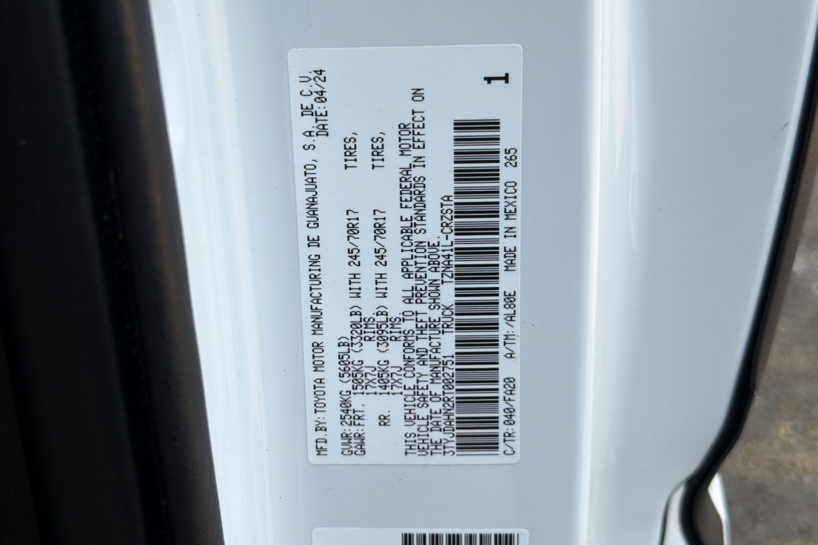 Certified 2024 Toyota Tacoma SR RWD image 26