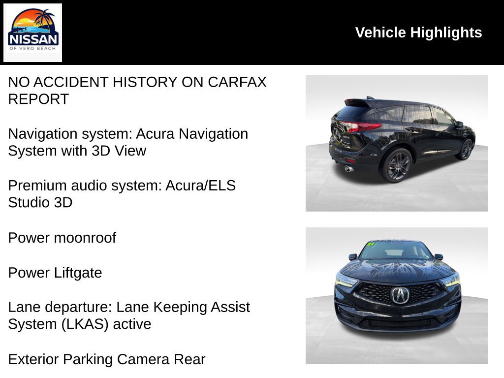 Used 2021 Acura RDX w/ Advance Package AWD/4WD image 18