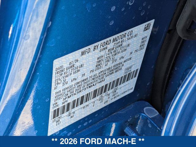 New 2026 Ford Mustang Mach-E Premium w/ Sport Appearance Package RWD image 20