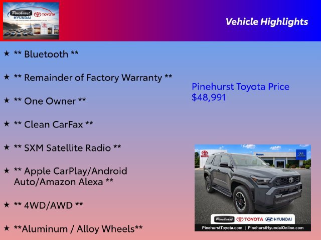 Used 2026 Toyota 4Runner TRD Off-Road AWD/4WD image 16