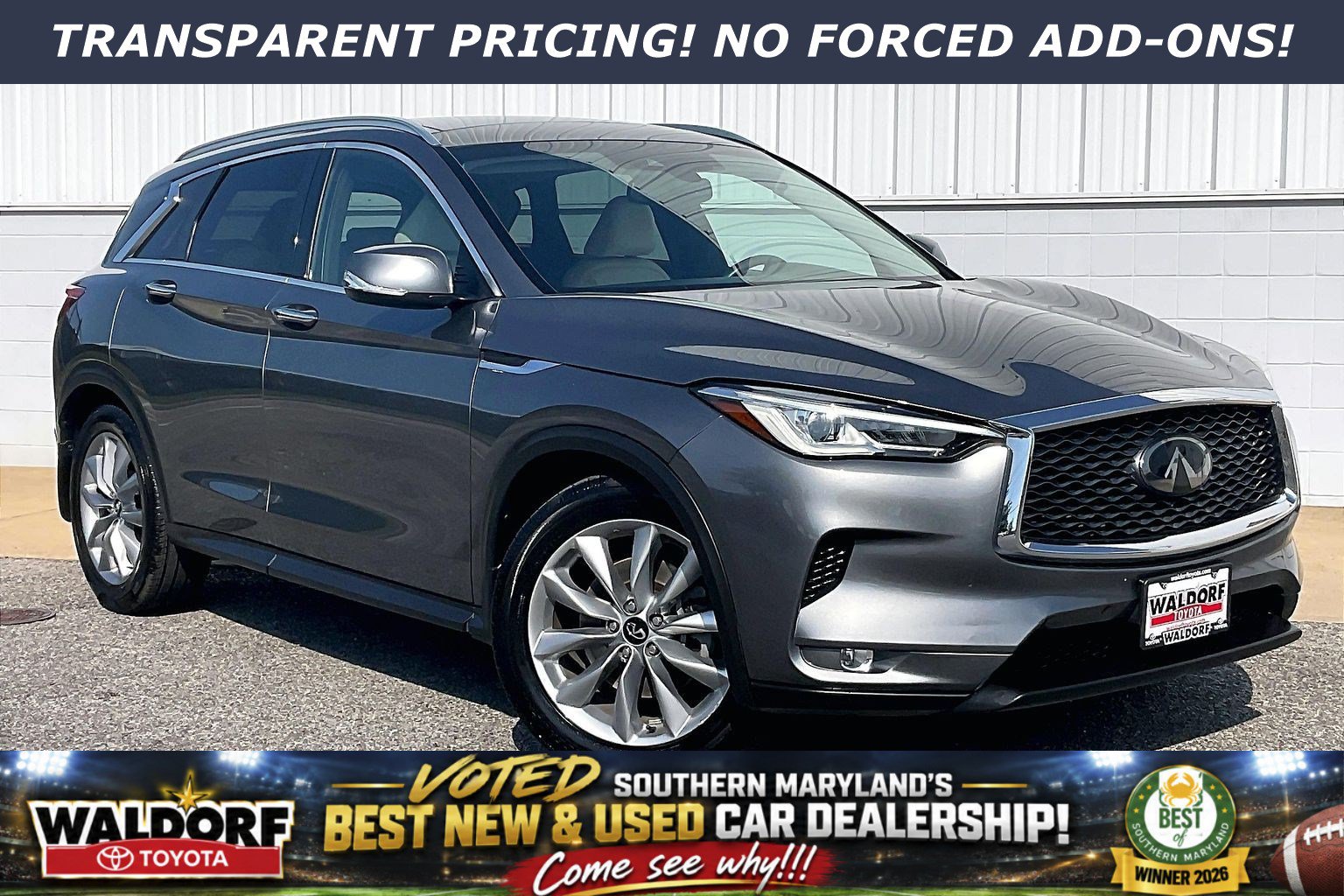 Used 2021 INFINITI QX50 Luxe w/ Cargo Package