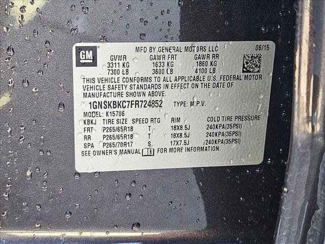 Used 2015 Chevrolet Tahoe LT w/ Luxury Package image 28