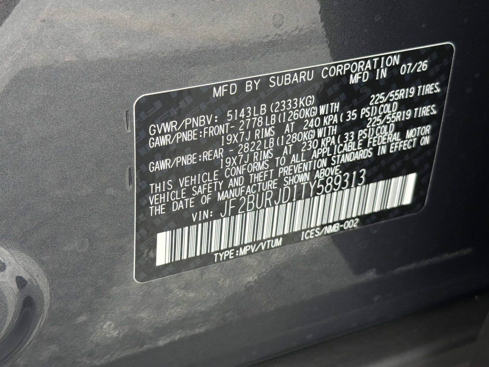 New 2026 Subaru Outback Touring XT AWD/4WD image 26