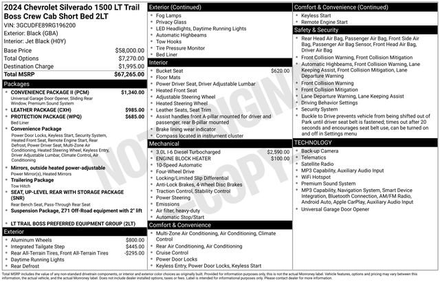 Used 2024 Chevrolet Silverado 1500 LT Trail Boss w/ Convenience Package II image 37