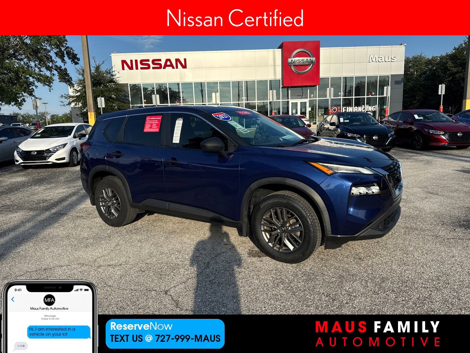 Certified 2021 Nissan Rogue S
